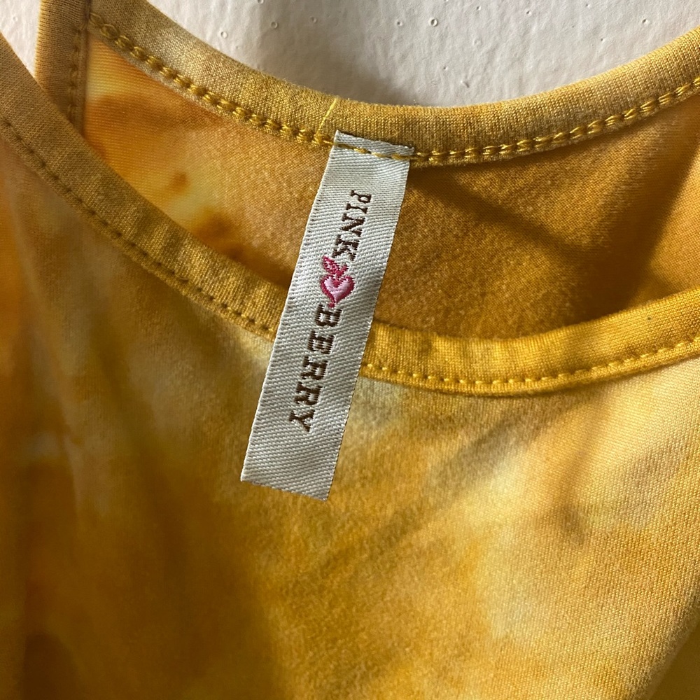 Yellow Mini Dress